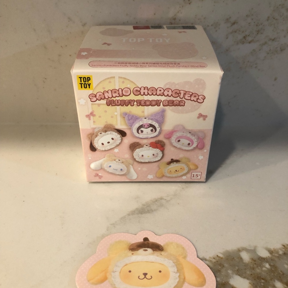 Sanrio Characters Fluffy teddy Bear Pompompurin